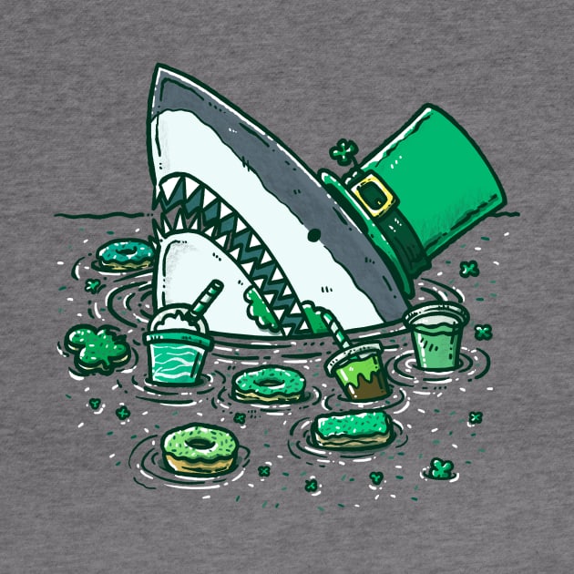 St Patricks Day Sweets Shark by nickv47